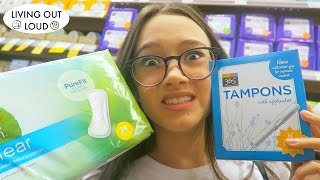 Getting My First Period | Family Life & Challenges | Living Out Loud Vlog