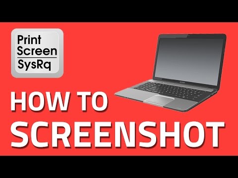 print screen on toshiba satellite laptop