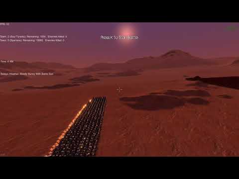 20000 Spartans vs 1000 Soul Tyrants | Ultimate Epic Battle Simulator