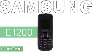 Samsung E1200 - відео 1