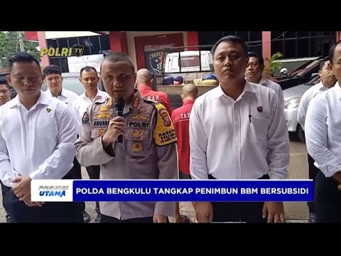 POLDA BENGKULU TANGKAP PENIMBUN BBM BERSUBSIDI