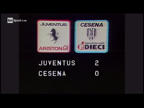 Juventus - Cesena 2-0 (19.09.1982) 2a Andata Serie A.