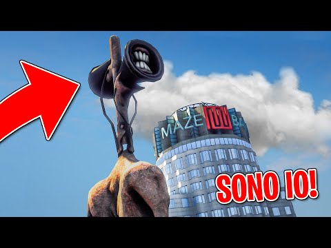 GTA BUT I'M THE GIANT SIREN HEAD! - GTA 5 MOD ITA 🇮🇹