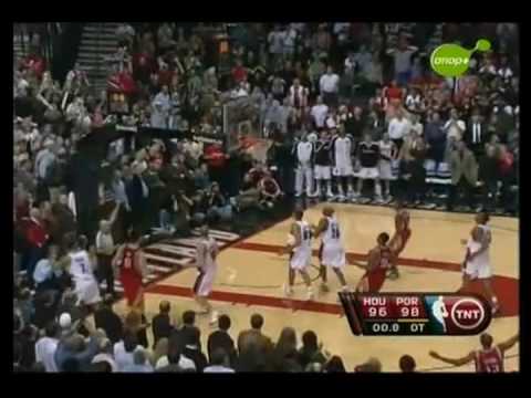 Yao Ming Clutch Fadeaway Jumper vs Blazers