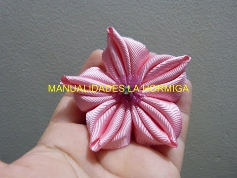 flores faciles en cinta