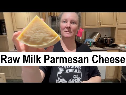 Make Parmesan cheese at home with raw milk