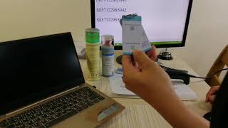 รีวิว สาธิต ทดสอบ Datalogic GD4500 GD4520 GD4590 Barcode Scanner Dot code reader เครื่องอ่านบาร์โค้ด