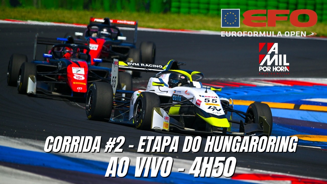🟣EUROFORMULA OPEN 2026 | ETAPA DO HUNGARORING - 2ª CORRIDA | AO VIVO E COM IMAGENS