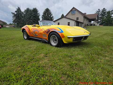 1969 Yellow Big Block 4spd Custom C3 Corvette Convertible For Sale Video