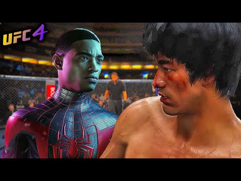 Bruce Lee vs. New SpiderMan (EA sports UFC 4)