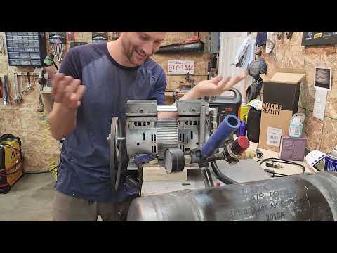 What's Wrong with my Home Made Hookah Air Compressor.  Teardown of an Ultra Quiet Compressor.