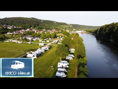 Stell & Campingplatz Cimbria am Neckar! Auch für XXL Mobile geeignet! Bistro und Pool am Platz!