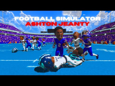 Ashton Jeanty Is UNSTOPPABLE In Football Simulator😱