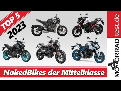Top-5 NakedBikes der Mittelklasse 2023 | Vergleich der aktuell besten Naked-Bikes bis 9.000€
