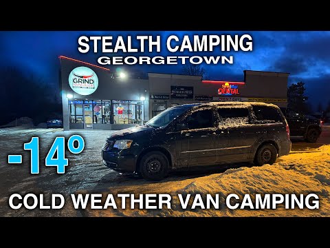 Winter Stealth Camp in Georgetown -14º • Plus Much Needed Upgrades