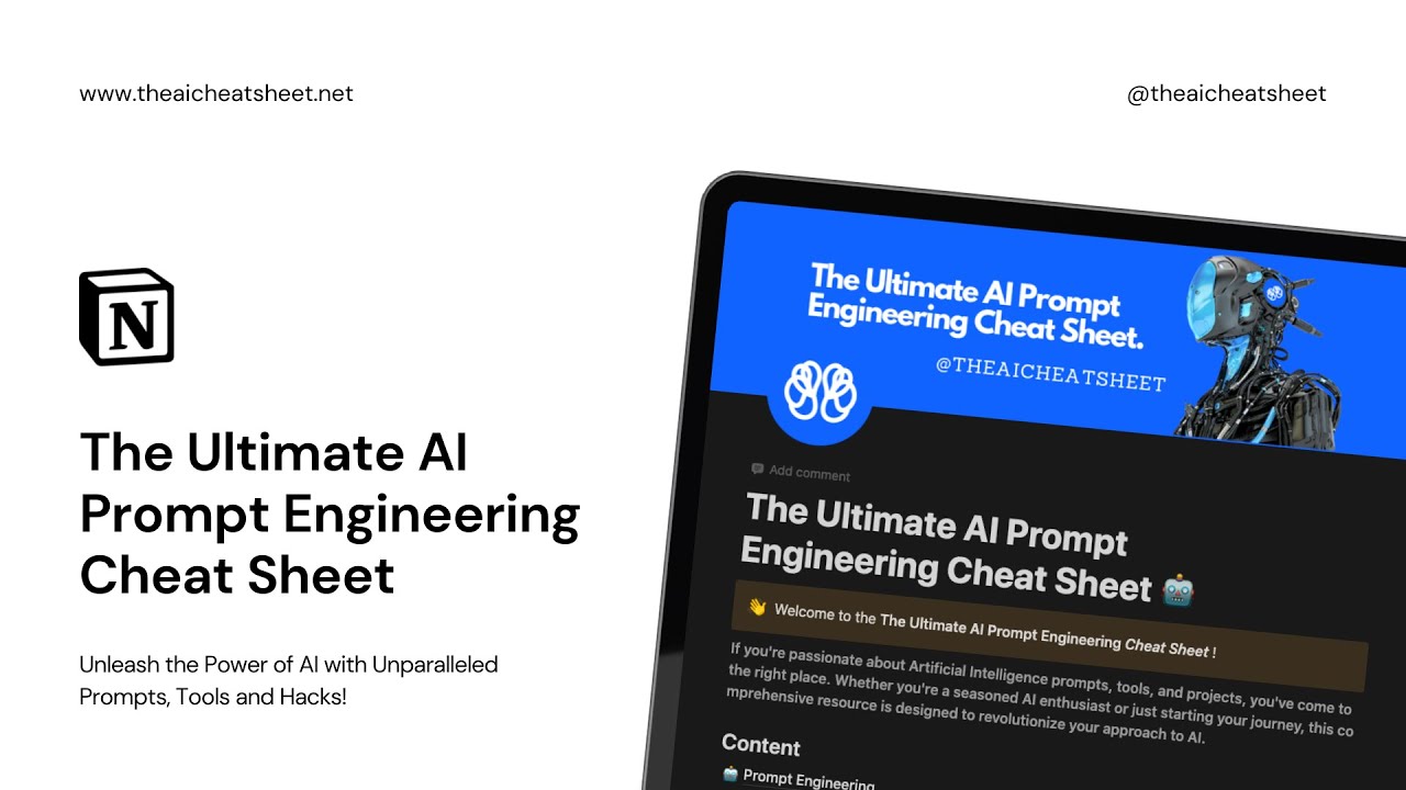 This AI Prompt Engineering Cheat Sheet Will Blow Your Mind!
