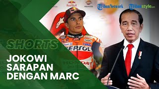 Sarapan Bersama Jokowi di Istana Negara, Marc Marquez Dijamu dengan Makanan Rebus dan Wedang Jahe