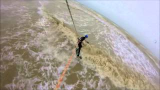 preview picture of video 'Kitesurfing at Lancing Beach'