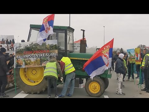 BLOKADA MAGISTRALNOG PUTA ZBOG BAVANIŠTANSKE ŠUME