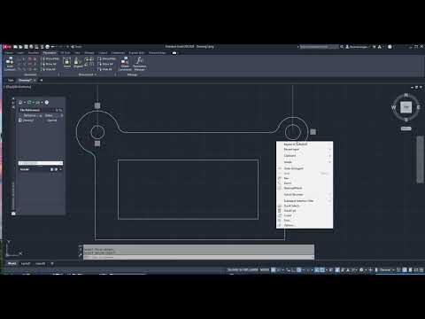 Parametric AutoCAD keeping drawings stable