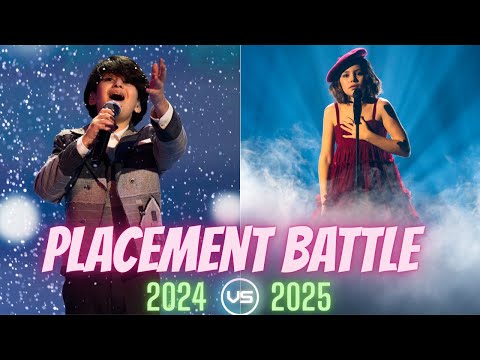 Junior Eurovision:Placement Battle - 2024 vs 2025