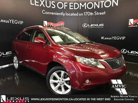 Used 2011 Red Lexus RX 350 AWD Touring Walkaround Review | Fort Saskatchewan Alberta