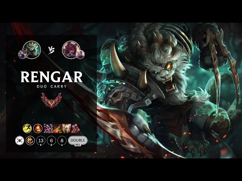 Rengar ADC vs Xayah - KR Grandmaster Patch 12.10