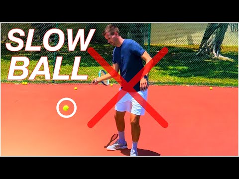 Why Rec Tennis Players Struggle with SLOW BALLS 😩