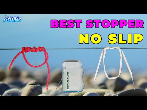 Stopper Knot - How To Tie A Bobber Stopper Knot With Dental Floss.