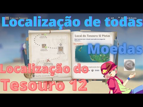 genshin impact localização do Tesouro 12 (e de todas moedas passo a passo)
