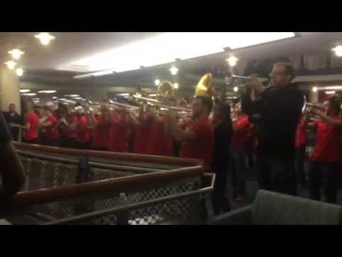 University of Houston Finals Mania 12/8/14 Marching Band