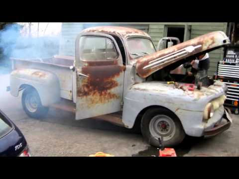 1952 Ford F-1 First Start after 35 years