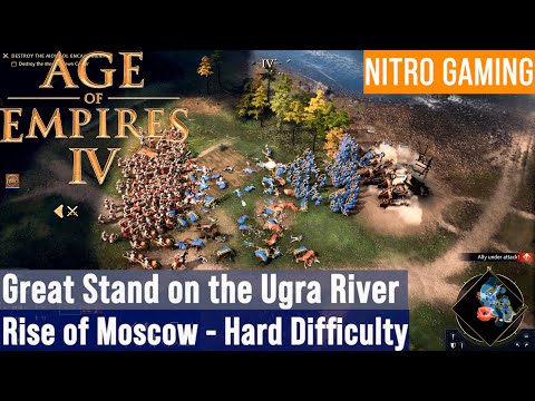 The Great Stand on the Ugra River - Hard Difficulty How To - Age of Empires 4 Gameplay @nitroKenan
