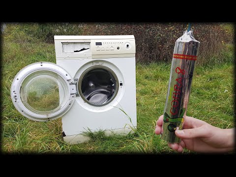 Cobra 8 vs Práčka | Odpaľovanie petárd v práčke