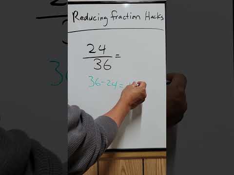 Reducing Fraction Hack #math #mathematics #maths #mathematic