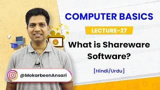 Lecture 27 - Shareware Software | What is shareware software? | Example of shareware software