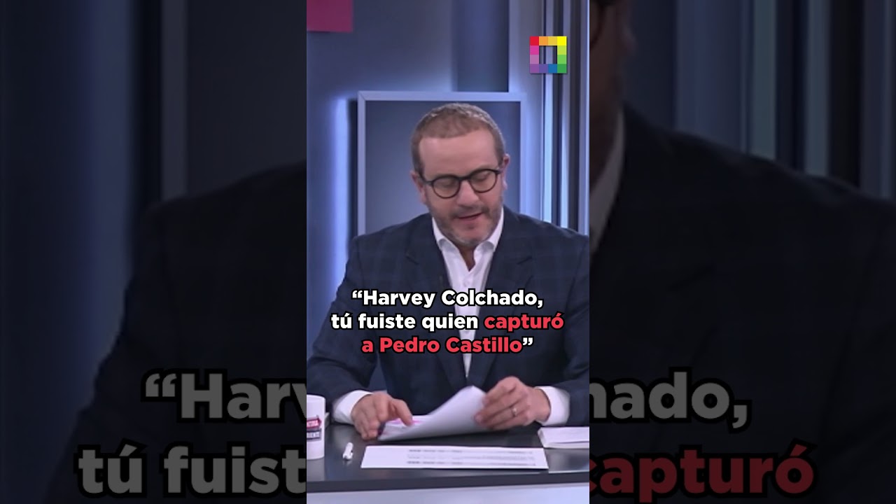 Augusto Thorndike: “Harvey Colchado, weren't you the one who captured Pedro Castillo?” #AgainstTh...