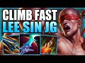 HOW TO CLIMB OUT OF LOW ELO WITH LEE SIN JUNGLE WHILE YOUR TEAM IS INTING! - Guide League of Legends
