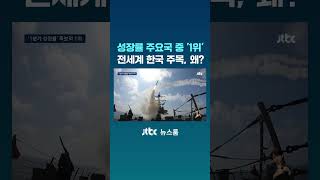 성장률 주요국 중 '1위'… 전세계, 한국 주목한 이유? #JTBC #Shorts