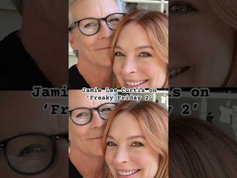 Jamie Lee Curtis on Lindsay Lohan REUNION for “Freaky Friday” sequel! 🥰🥹 #shorts