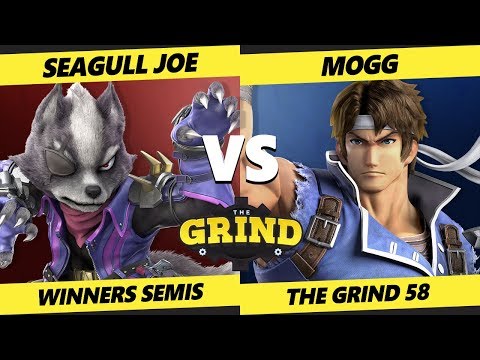 Smash Ultimate Tournament - Seagull Joe (Wolf) Vs. Mogg (Richter) The Grind 58 Winners Semis