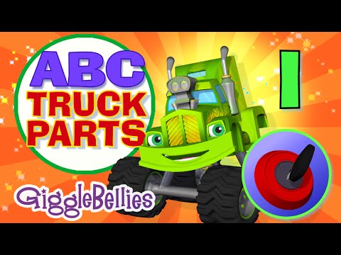 Monster Truck Alphabet Rhyme | ABCs | Episode 07