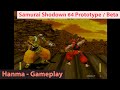 Samurai Shodown 64 Hanma Hyper Neo Geo 64 Beta Gameplay