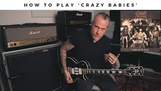 How to play Ozzy Osbourne&#39;s &#39;CRAZY BABIES&#39; on guitar.
