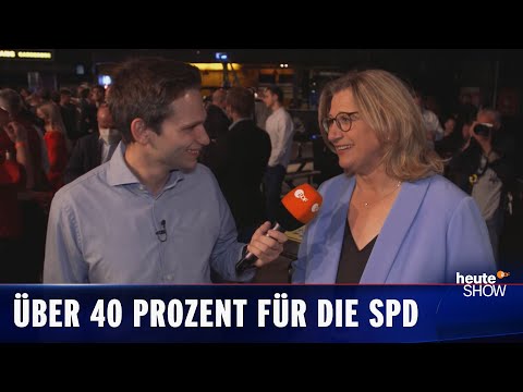 Fabian Köster auf den Wahlpartys im Saarland | heute-show vom 01.04.2022