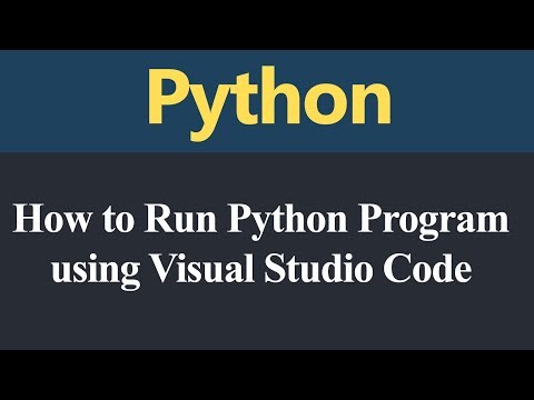 How to Run Python Program using Visual Studio Code Hindi