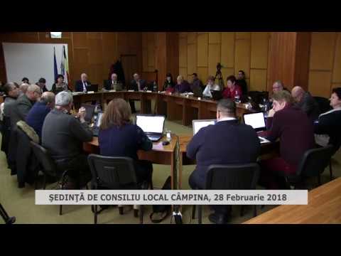 Sedinta de consiliu local Câmpina 28 februarie 2018