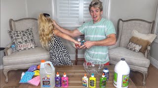 Don&#39;t Choose The Wrong 3 Colors Of Glitter Glue Challenge!!!