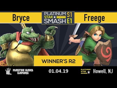 Platinum Star Smash S1E1 - Bryce (KRool) vs Freege (Young Link) - Winner's R2