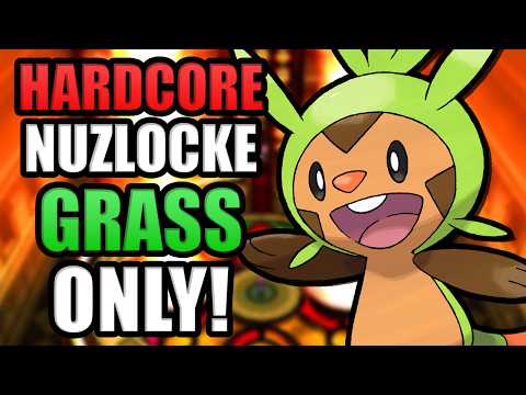 Pokémon X Hardcore Nuzlocke - Grass Types Only! (No items, no overleveling)